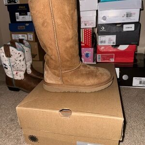 UGG Tan Kids Boots